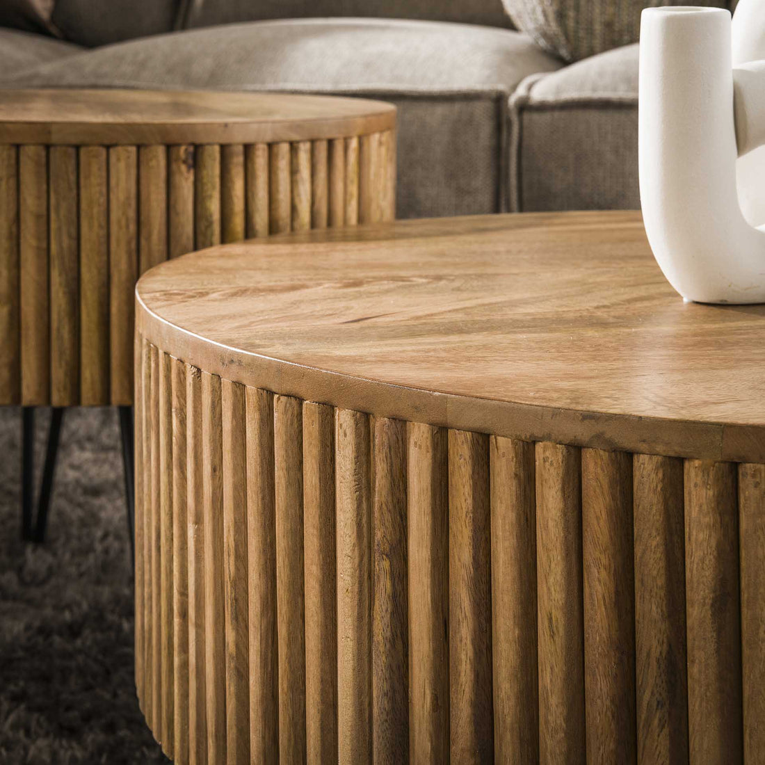 Ronde Salontafel set van 2 Wade