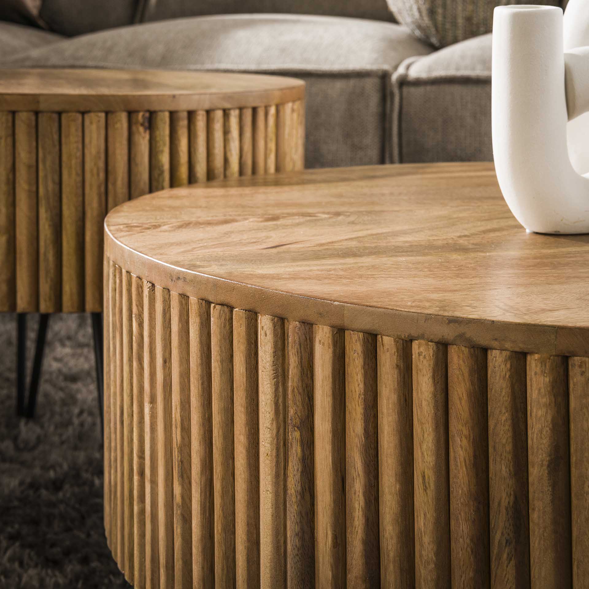Ronde Salontafel set van 2 Wade