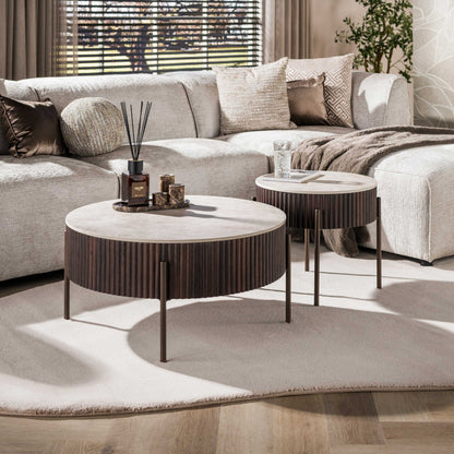 Ronde Salontafelset Ceramo