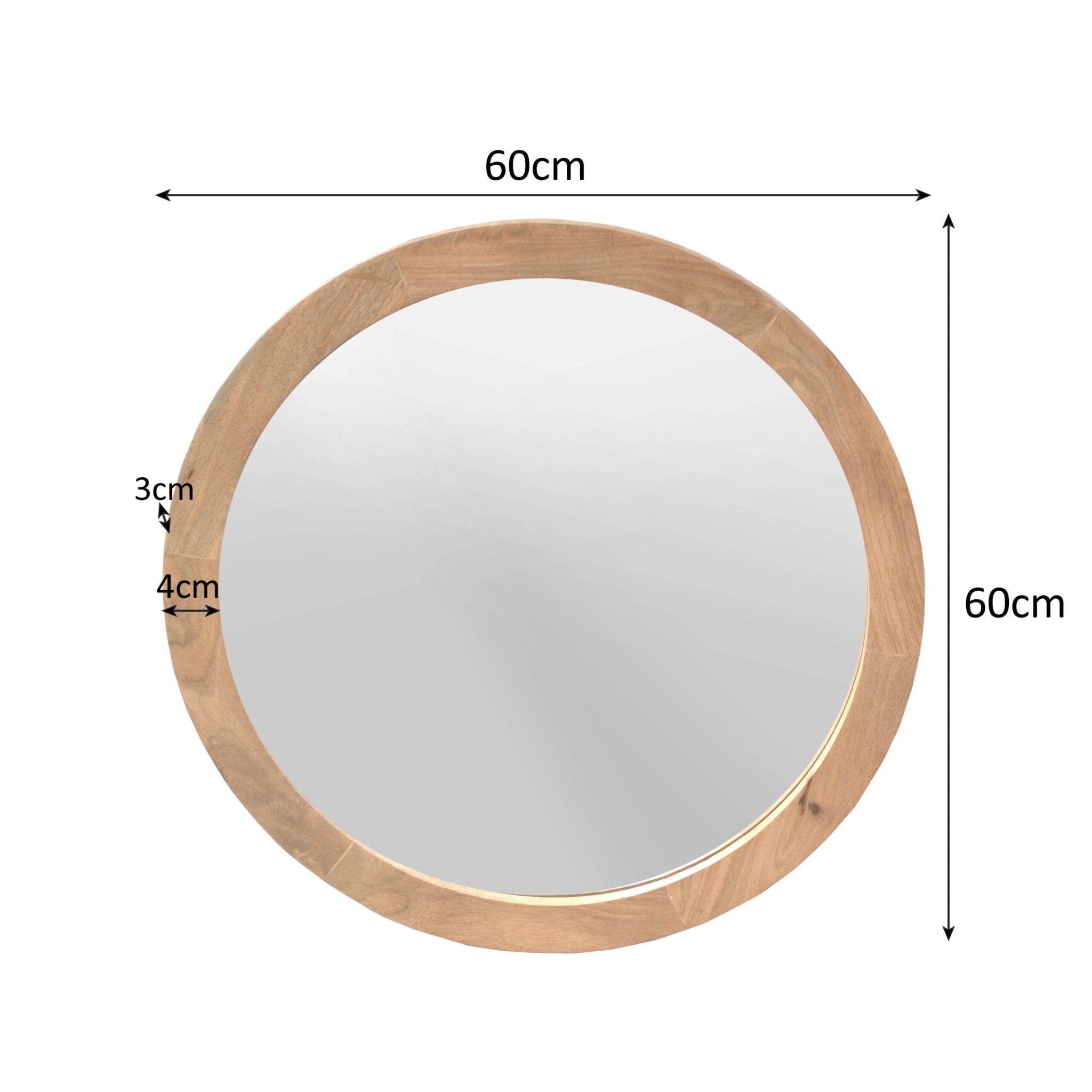 Salontafel Guus Naturel Mangohout 60 cm - Industrieelinhuis.nl