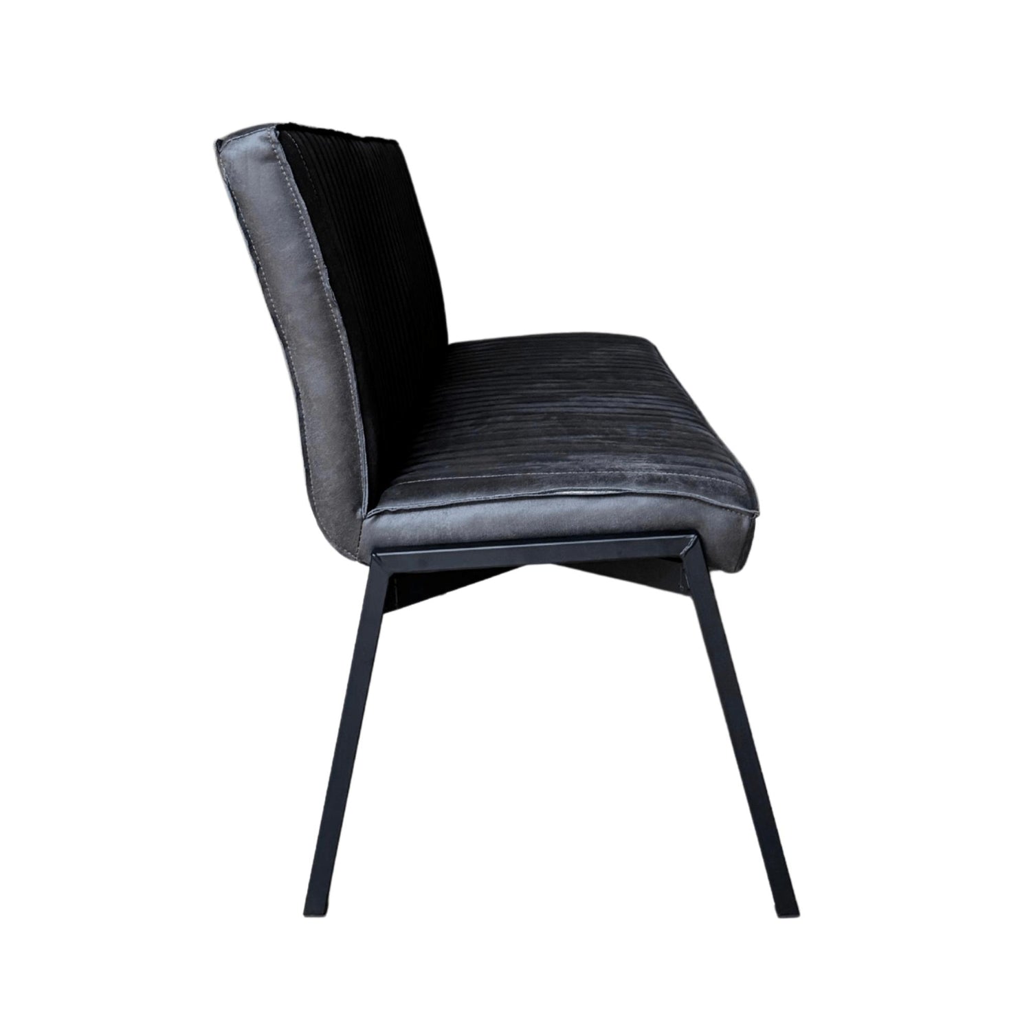 Eetkamerbank Tivoli Bull | 155 cm | Antraciet - Industrieelinhuis.nl