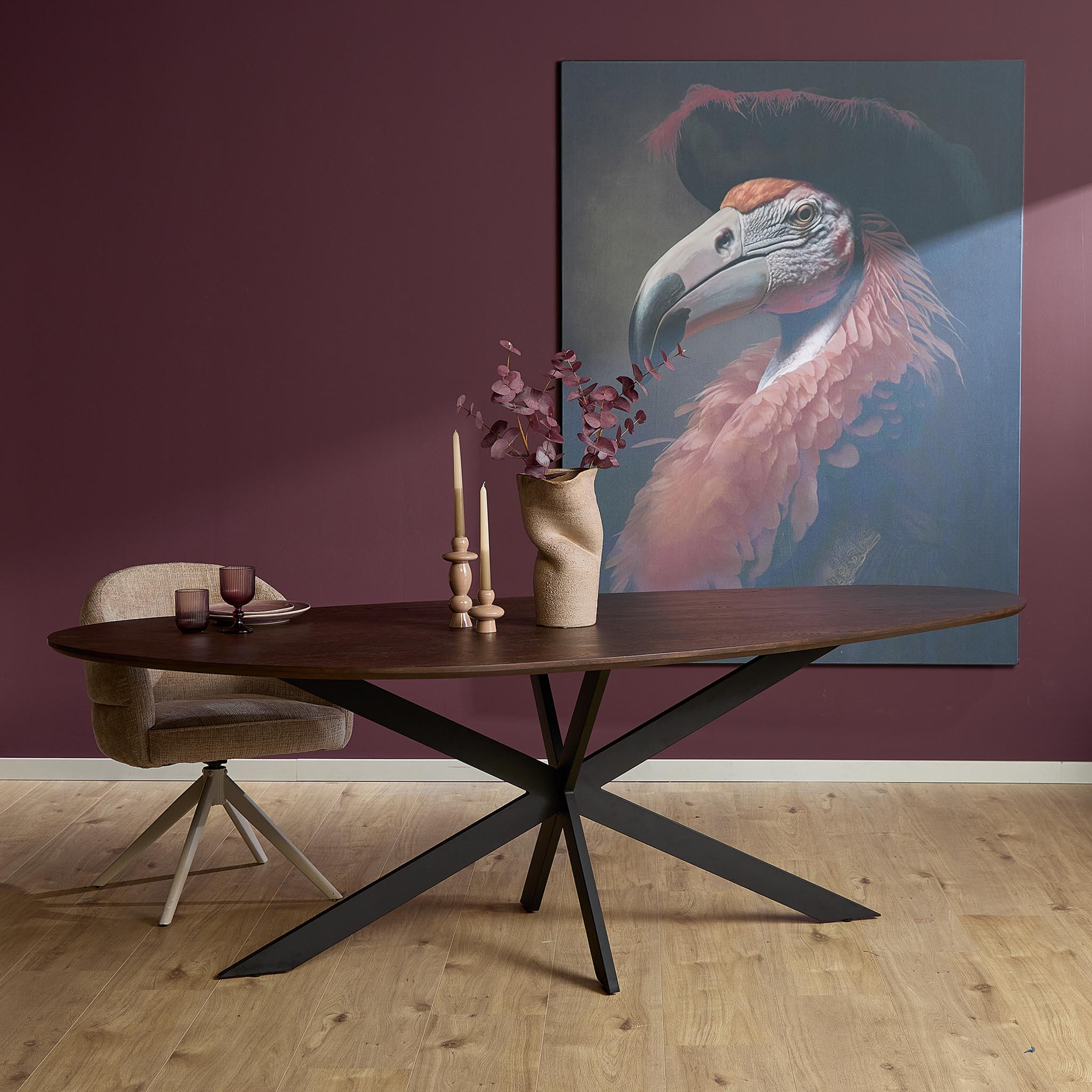 Eiken Eettafel Cloud 240 cm