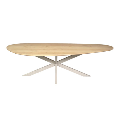 Eiken eettafel Cloud | 240 cm | Naturel | Poot Sand - Industrieelinhuis.nl