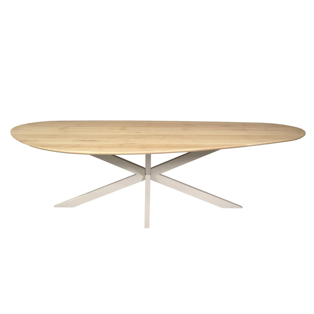 Eiken eettafel Cloud | 280 cm | Naturel | Poot Sand - Industrieelinhuis.nl