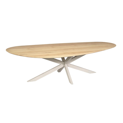 Eiken eettafel Cloud | 280 cm | Naturel | Poot Sand - Industrieelinhuis.nl