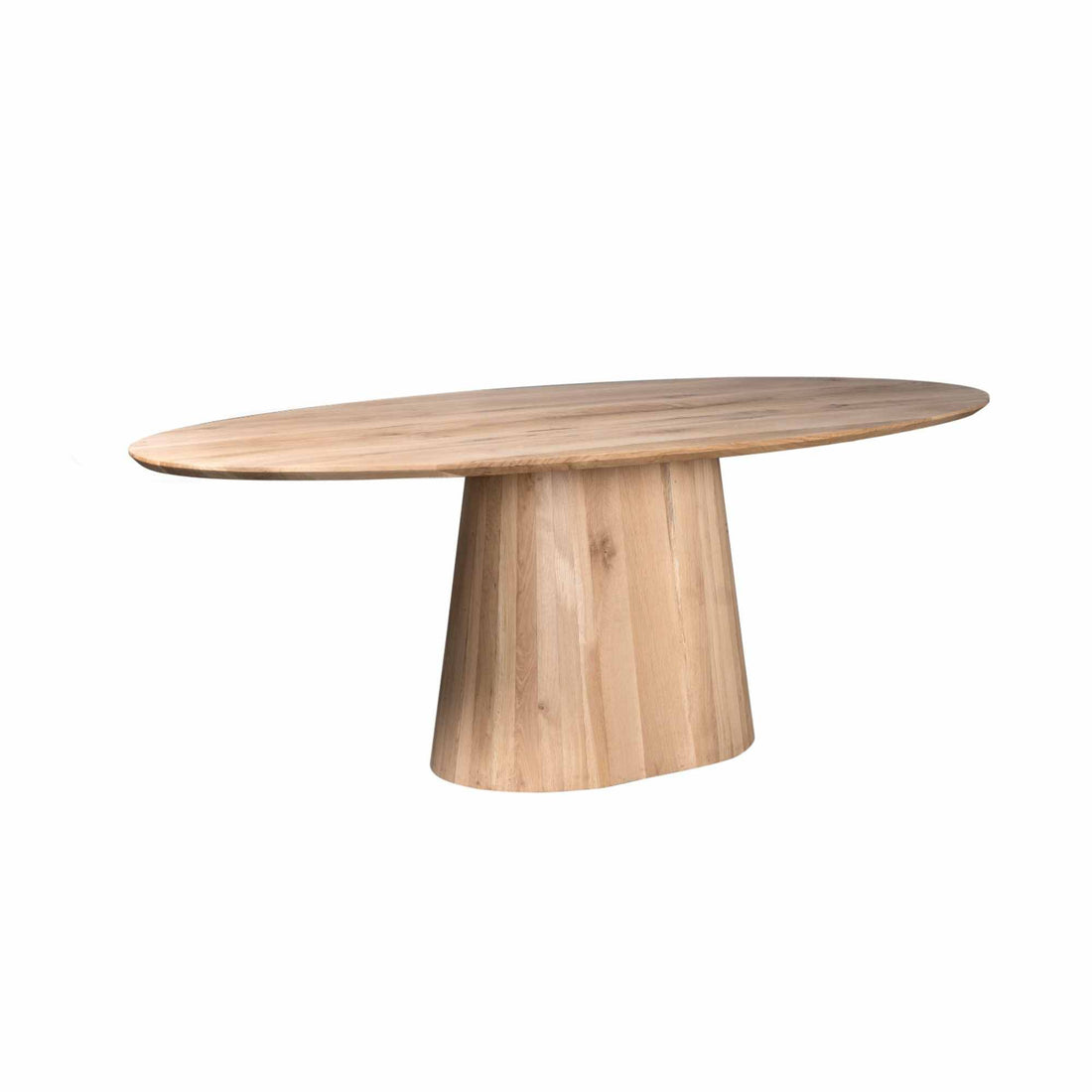 Eettafel Riga | 210 cm | Naturel Eiken - Industrieelinhuis.nl