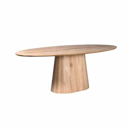 Eettafel Riga | 210 cm | Naturel Eiken - Industrieelinhuis.nl