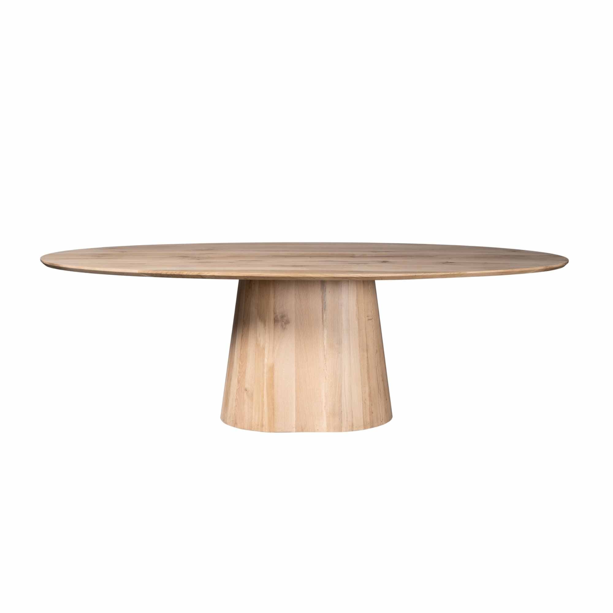 Eettafel Riga | 210 cm | Naturel Eiken - Industrieelinhuis.nl
