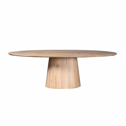 Eettafel Riga | 210 cm | Naturel Eiken - Industrieelinhuis.nl