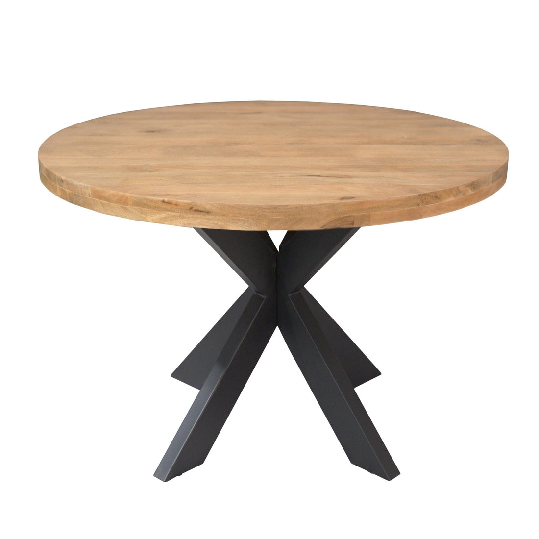 Eettafel Dakota | 120 cm | Rond - Industrieelinhuis.nl
