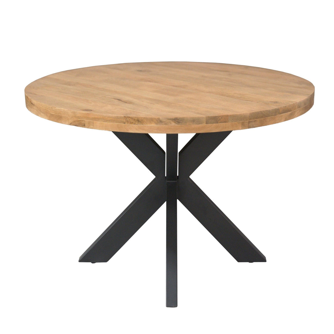 Eettafel Dakota | 130 cm | Rond - Industrieelinhuis.nl
