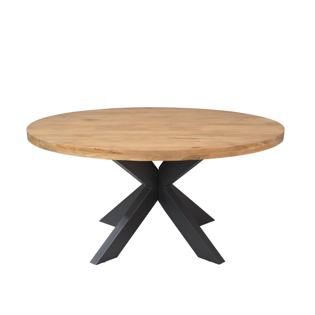 Eettafel Dakota | 150 cm | Rond - Industrieelinhuis.nl