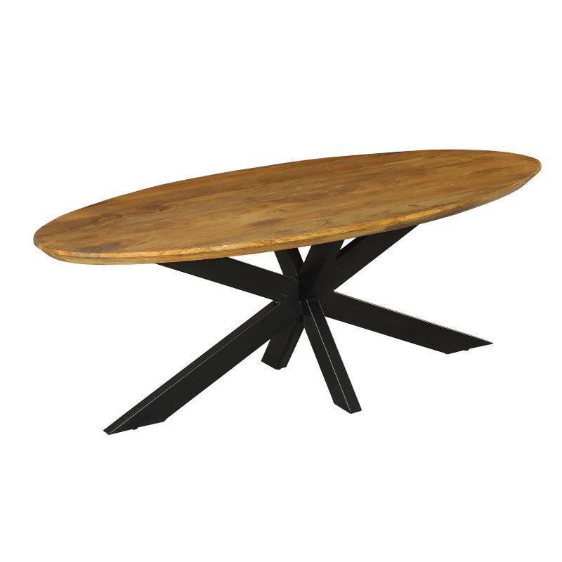 Eettafel Brandy | 210 cm | Ovaal - Industrieelinhuis.nl