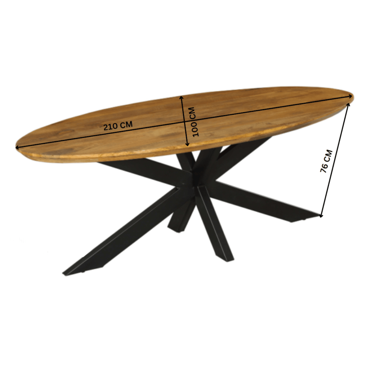 Vakkenkast Eclipse Black | 90 cm - Industrieelinhuis.nl