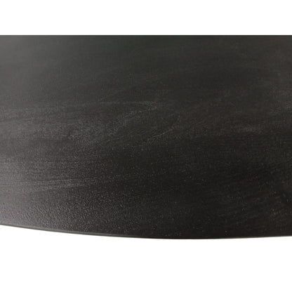 Zwarte Eettafel Ovaal Brandy 210 cm - Industrieelinhuis.nl