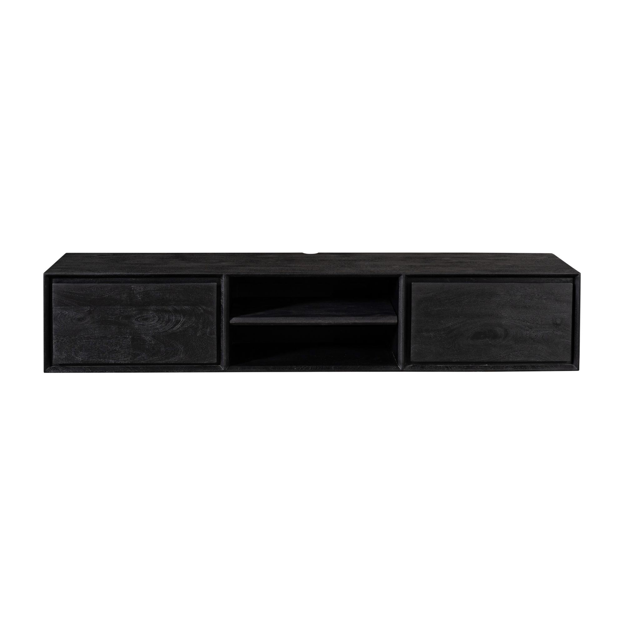 Zwevend tv meubel Ambiance Black | 160 cm - Industrieelinhuis.nl