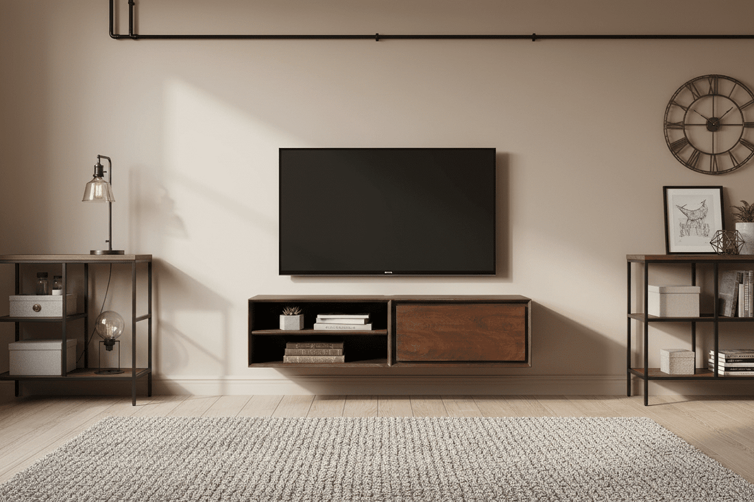 Zwevend tv meubel Ambiance Brown | 120 cm - Industrieelinhuis.nl