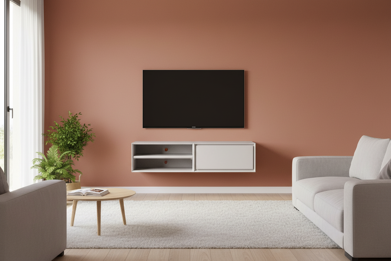 Zwevend tv meubel Ambiance Taupe | 120 cm