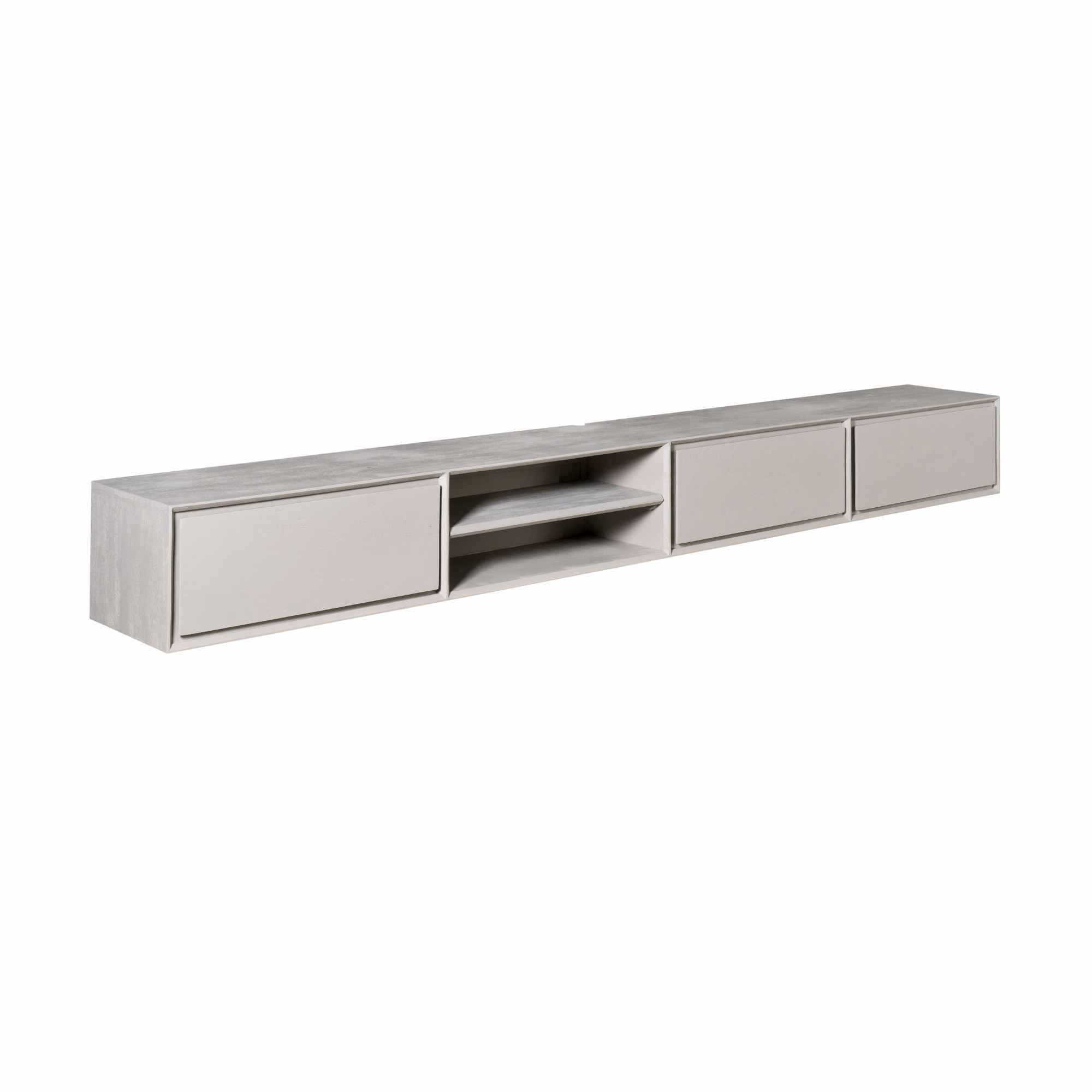 Zwevend tv meubel Ambiance Taupe | 280 cm - Industrieelinhuis.nl