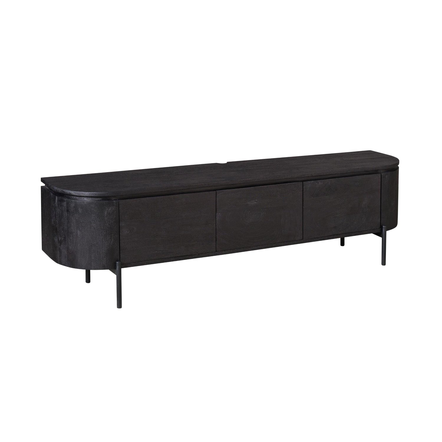 Tv  meubel Excellent Black | 160 cm - Industrieelinhuis.nl
