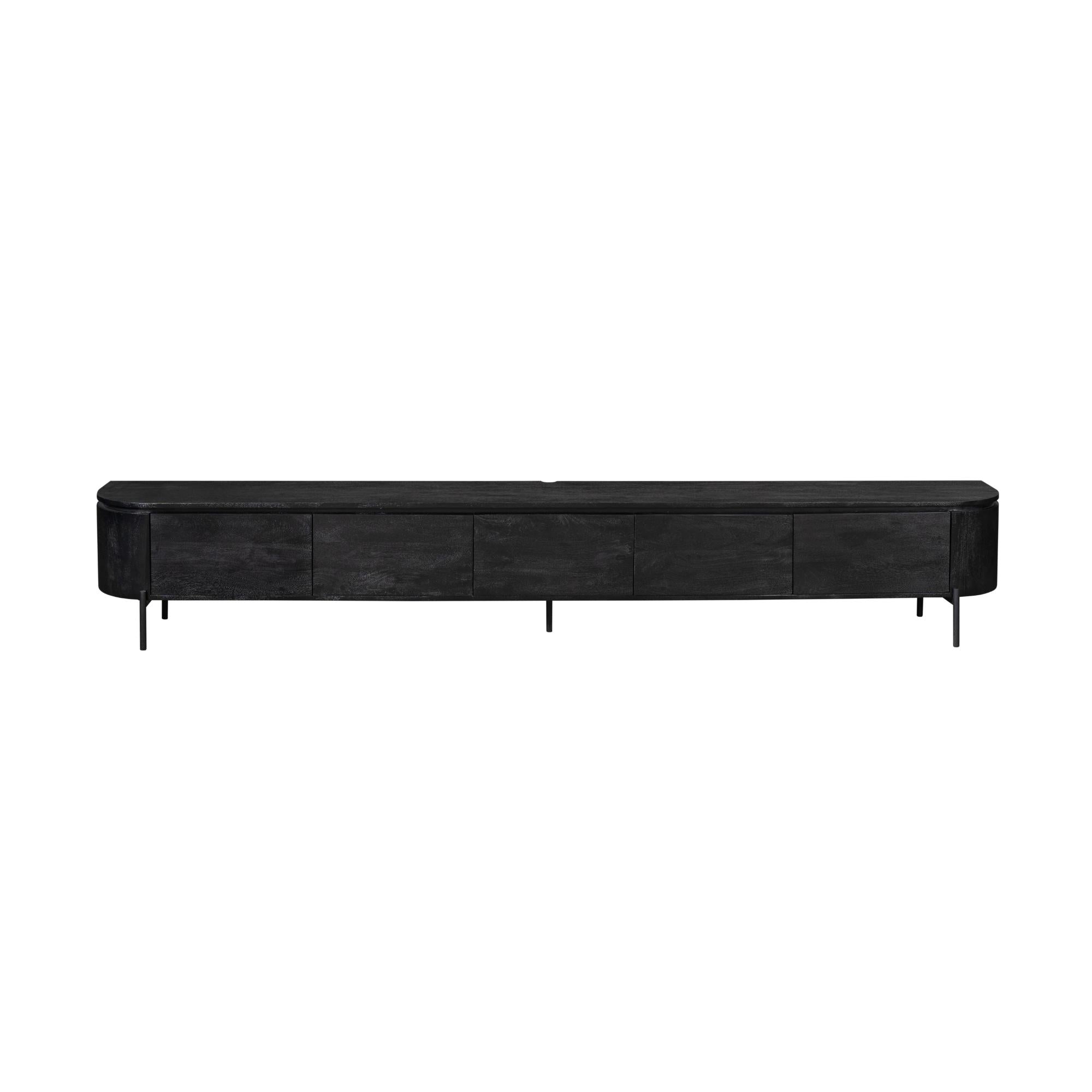 Tv meubel Excellent Black | 280 cm - Industrieelinhuis.nl