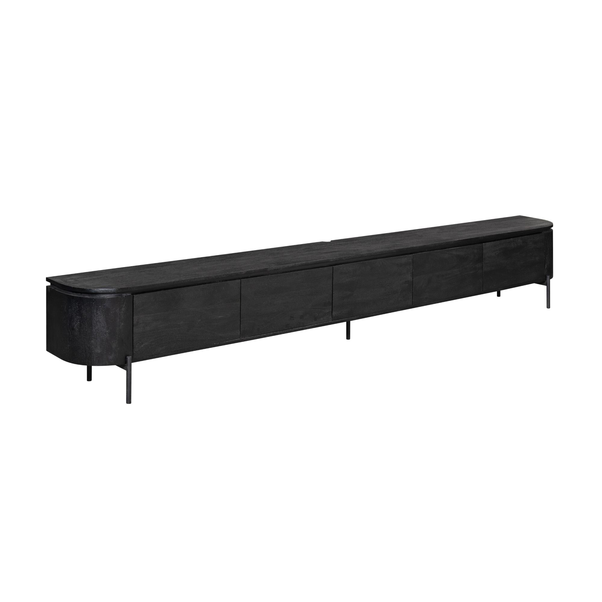Tv meubel Excellent Black | 280 cm - Industrieelinhuis.nl