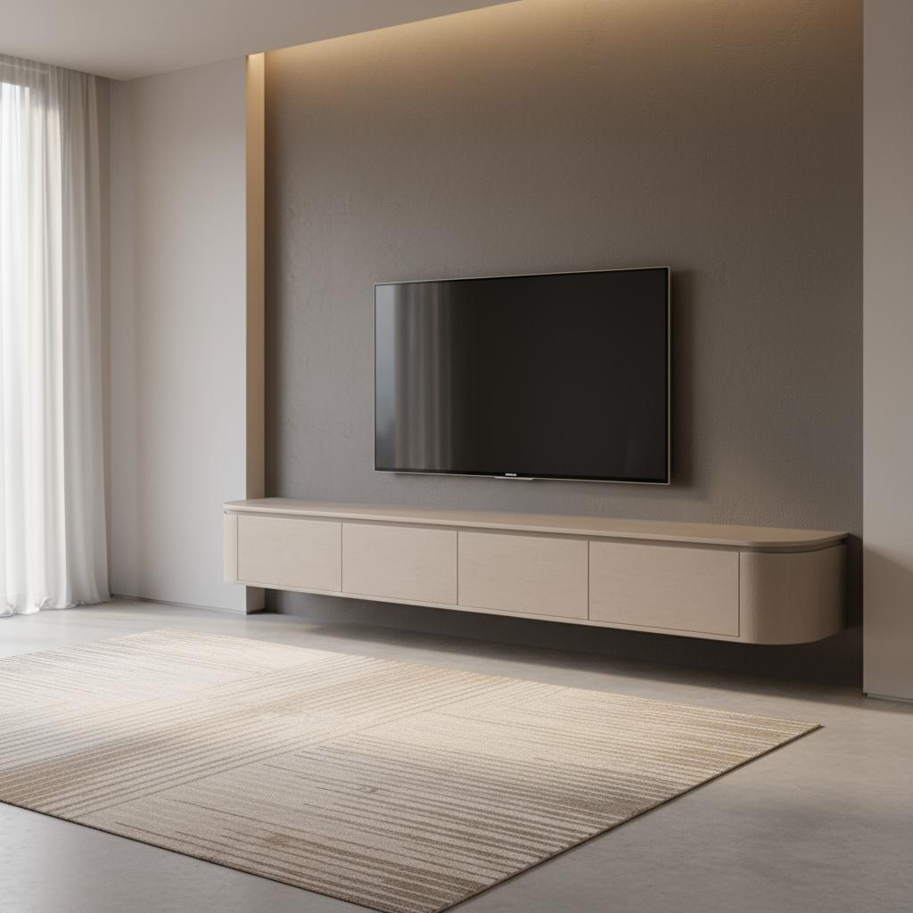 Tv meubel Excellent Taupe | 240 cm - Industrieelinhuis.nl