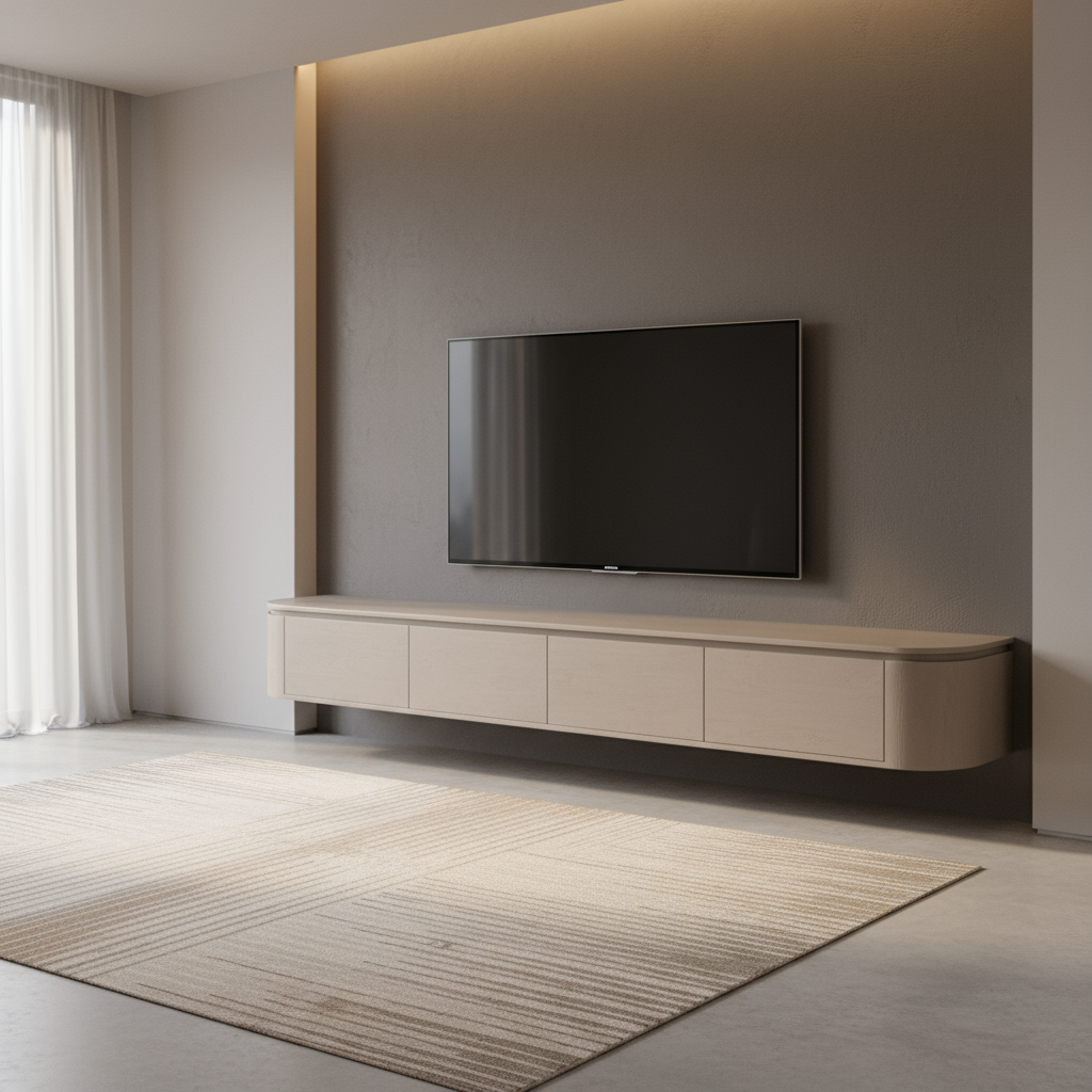 Tv meubel Excellent Taupe | 240 cm - Industrieelinhuis.nl