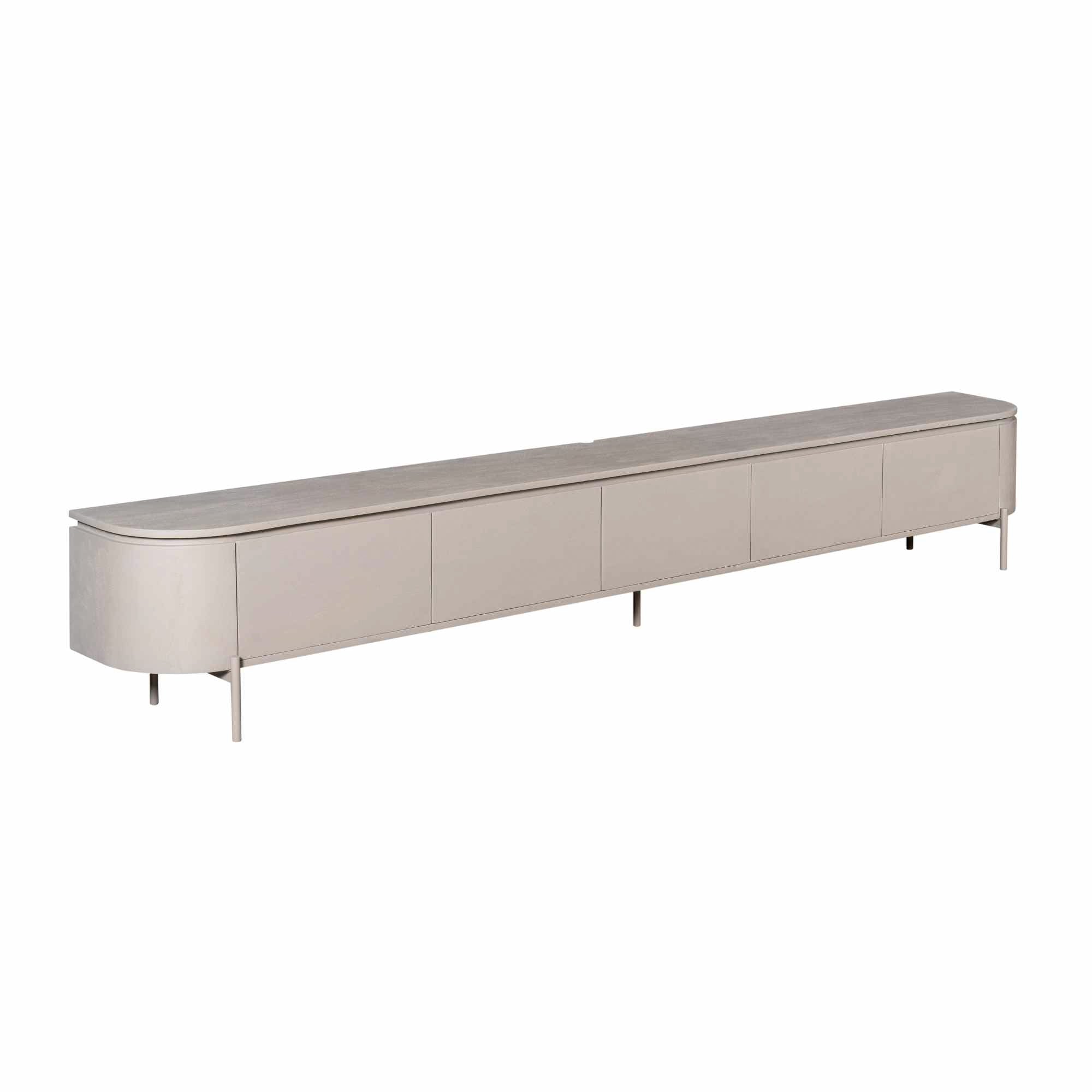 Tv meubel Excellent Taupe | 280 cm - Industrieelinhuis.nl