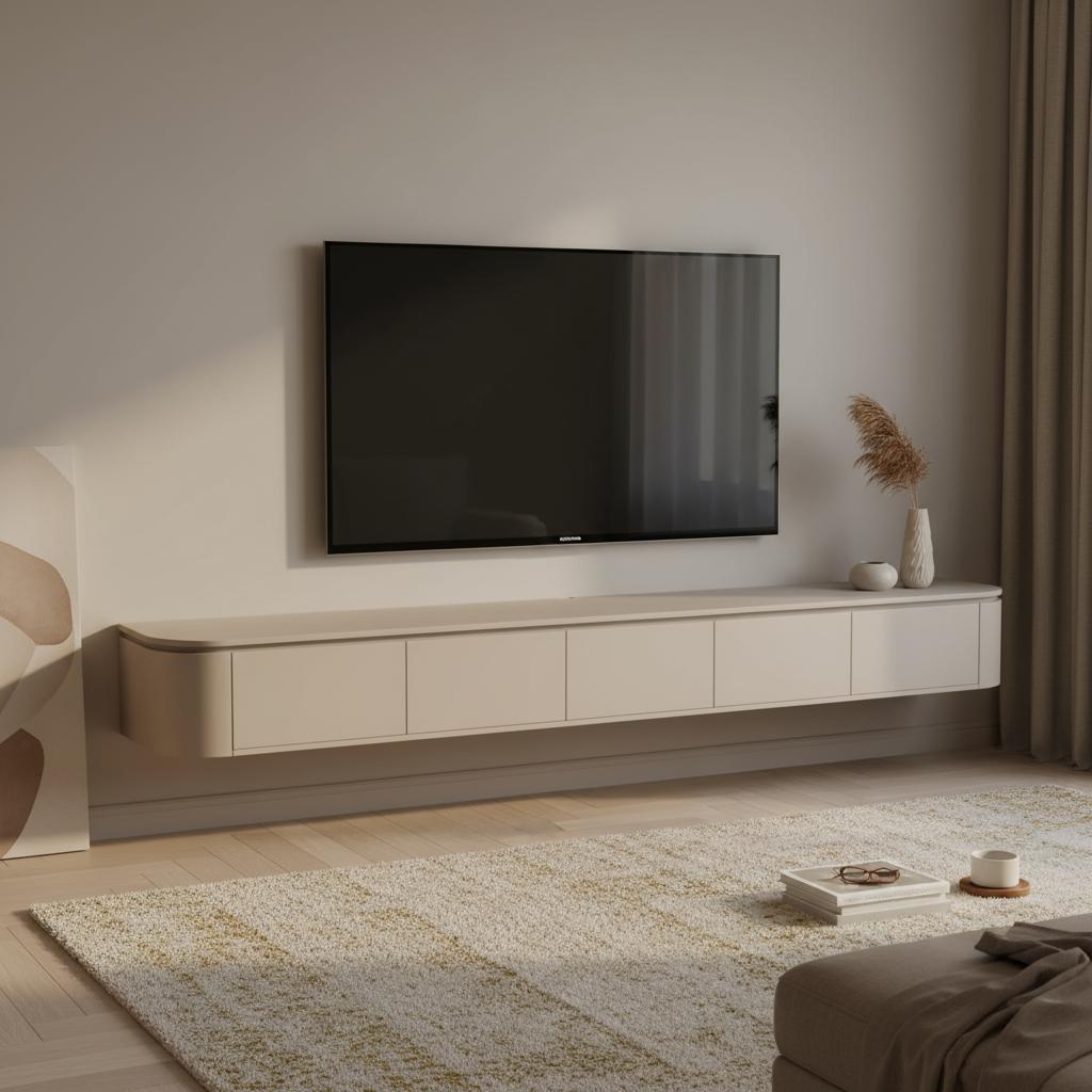 Tv meubel Excellent Taupe | 280 cm - Industrieelinhuis.nl