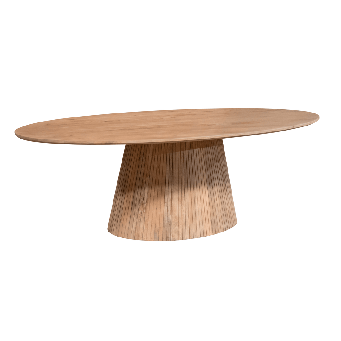Eettafel Solana | 210 cm | Naturel | Ovaal - Industrieelinhuis.nl