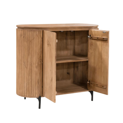 Kabinet kast Solana | 115 cm | Naturel - Industrieelinhuis.nl