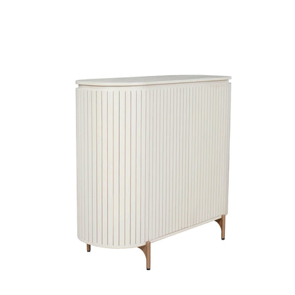 Kabinet kast Solana Zand Mangohout 115 cm - Industrieelinhuis.nl