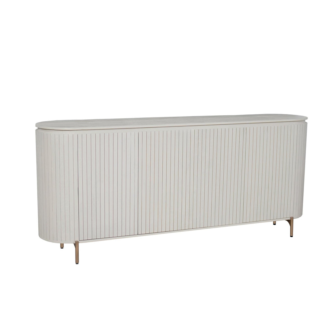 Dressoir Solana Zand Mangohout 210 cm - Industrieelinhuis.nl