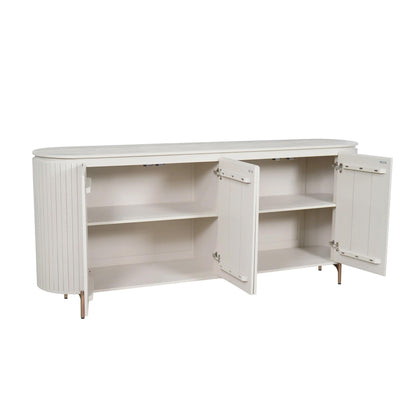 Dressoir Solana Zand Mangohout 210 cm - Industrieelinhuis.nl