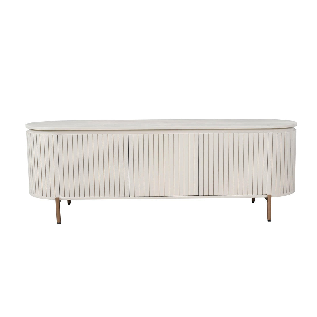 Tv meubel Solana Zand Mangohout 165 cm - Industrieelinhuis.nl