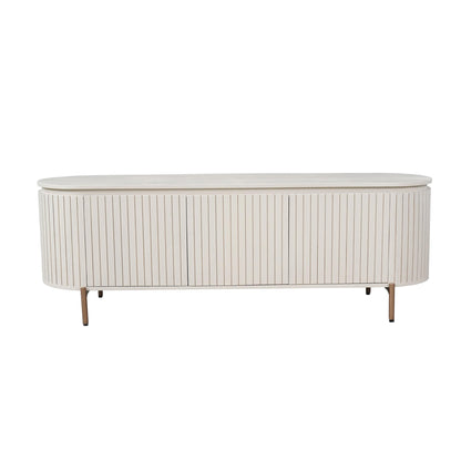 Tv meubel Solana Zand Mangohout 165 cm - Industrieelinhuis.nl