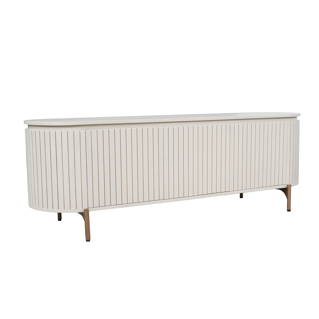 Tv meubel Solana Zand Mangohout 165 cm - Industrieelinhuis.nl