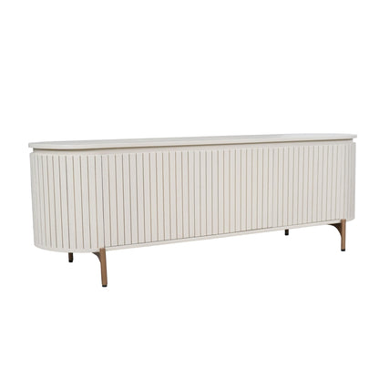 Tv meubel Solana Zand Mangohout 165 cm - Industrieelinhuis.nl