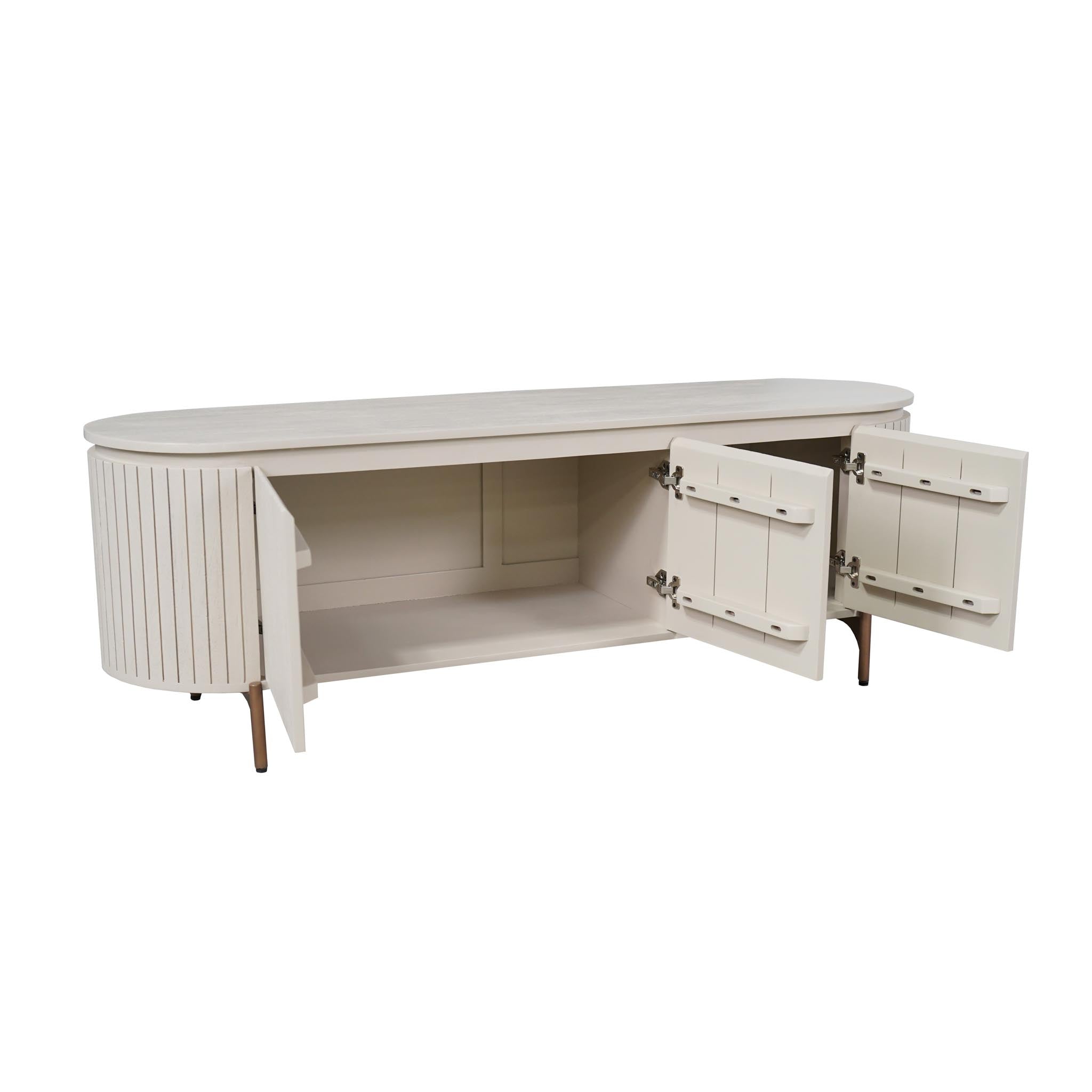 Salontafel Solana Zand Mangohout 50 cm - Industrieelinhuis.nl