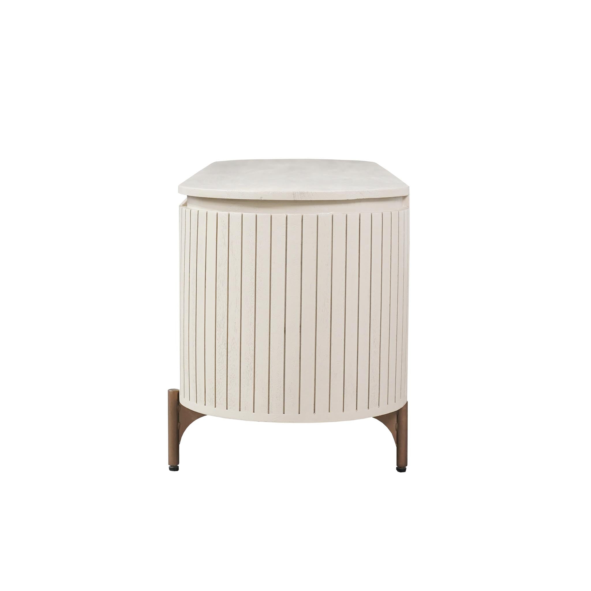 Salontafel Solana Zand Mangohout 50 cm - Industrieelinhuis.nl