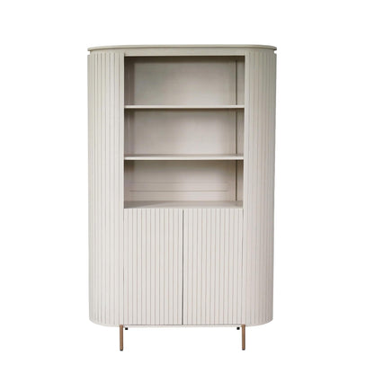 Wandkast Solana Zand Mangohout 115 cm - Industrieelinhuis.nl