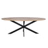 Eiken eettafel Ferris | Ovaal 180 cm | Naturel - Industrieelinhuis.nl