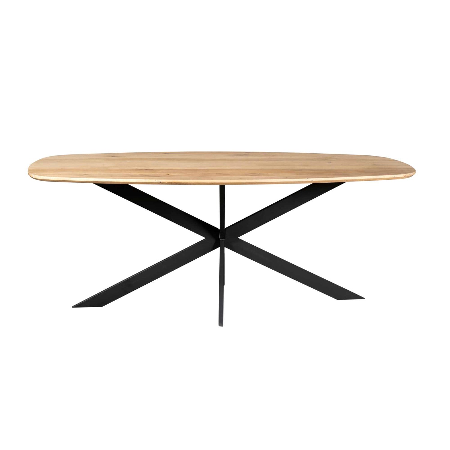 Eiken eettafel Ferris | Deens Ovaal 180 cm | Naturel - Industrieelinhuis.nl