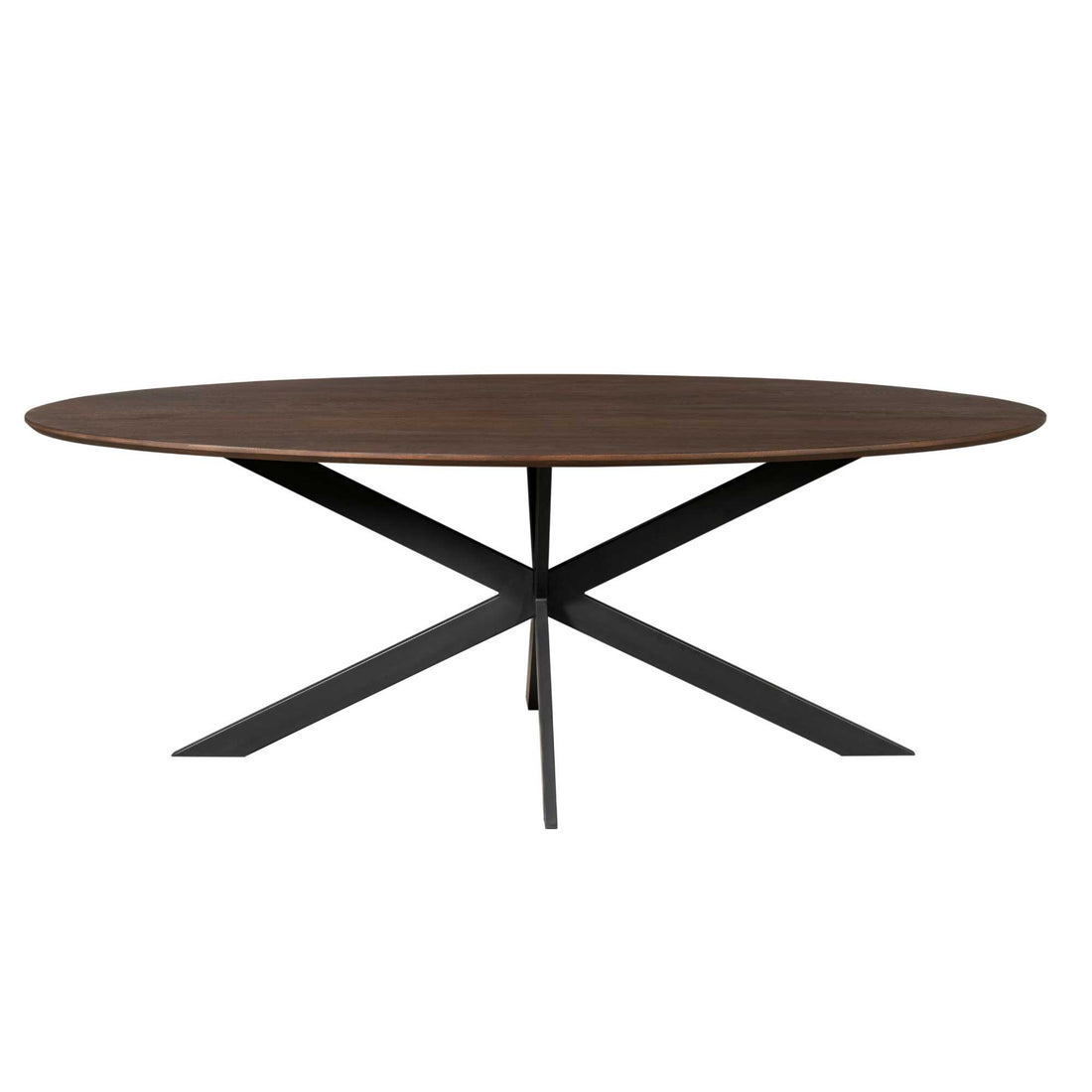 Eiken eettafel Ferris Ovaal Bruin 210 cm