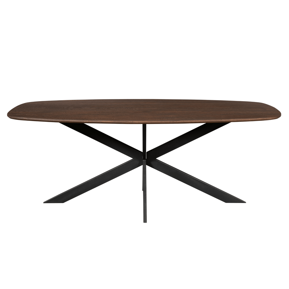 Eiken eettafel Ferris Deens Ovaal Bruin 280 cm