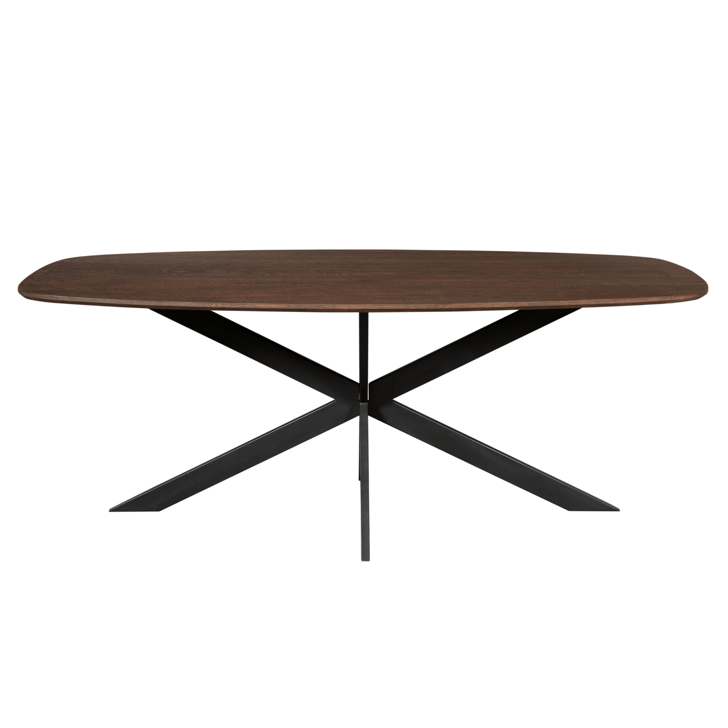 Eiken eettafel Ferris Deens Ovaal Bruin 280 cm