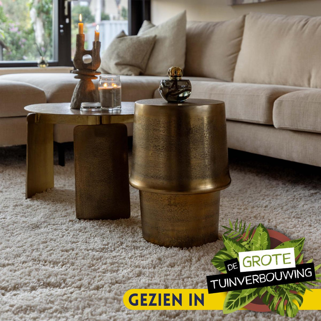 Salontafel Darwin | 60 cm - Industrieelinhuis.nl
