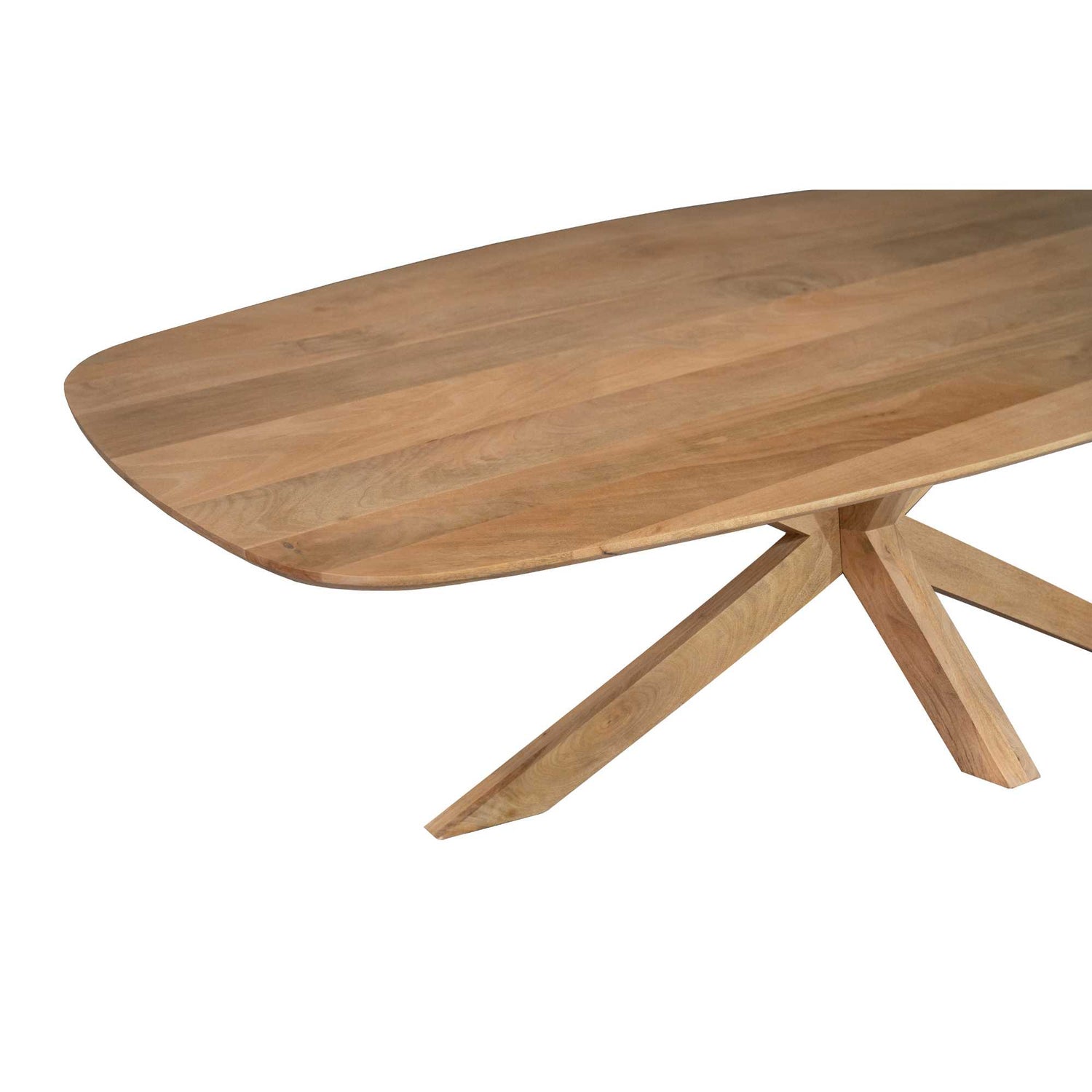 Eettafel Nina | Deens ovaal | 210 cm - Industrieelinhuis.nl