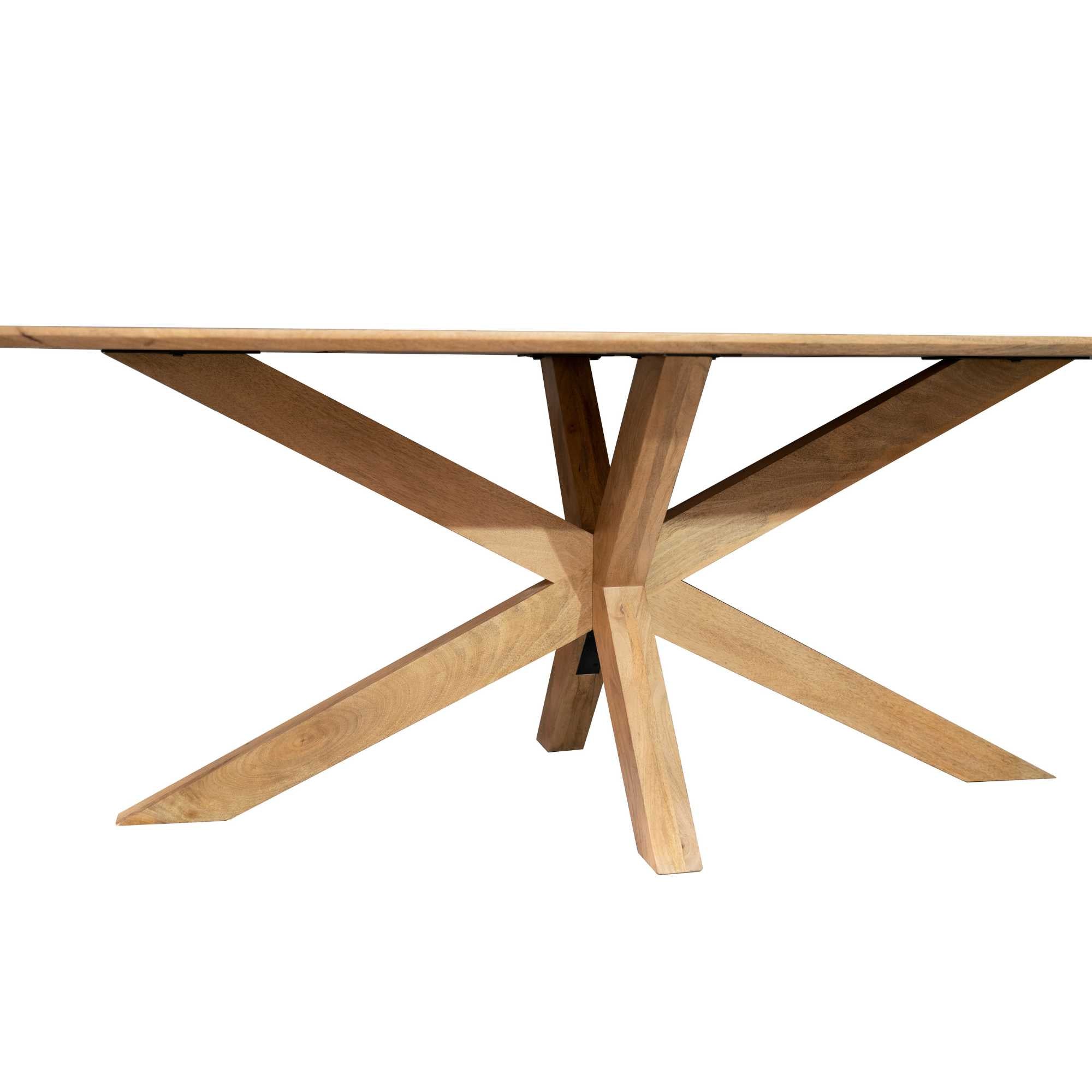 Eettafel Nina | Deens ovaal | 210 cm - Industrieelinhuis.nl